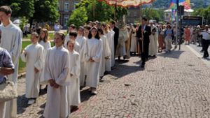 Katholiken feiern Fronleichnam