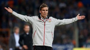 Der VfB-Trainer Hannes Wolf hat Personalsorgen, sagt aber: „Ich nehme es, wie es ist.“ Foto: Baumann
