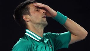 Novak Djokovic bangt um seine Teilnahme an den Australian Open. Foto: AFP/BRANDON MALONE
