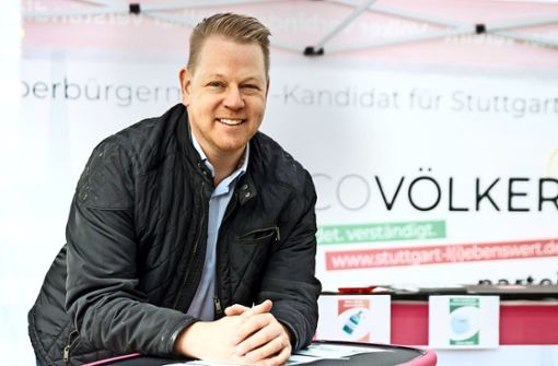 Marco Völker hat angekündigt, das Wahlergebnis in Stuttgart anfechten zu wollen. Foto: Lichtgut/Julian Rettig
