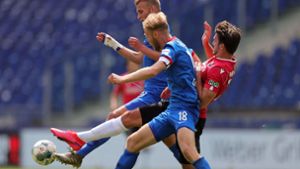 Heidenheim kassiert gegen Hannover eine Niederlage. Foto: dpa/Friedemann Vogel
