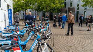Regiorad-Station auf dem Vaihinger Unicampus soll mehr Studierende und Professoren in die Pedale locken. Foto: Lichtgut/Julia Schramm