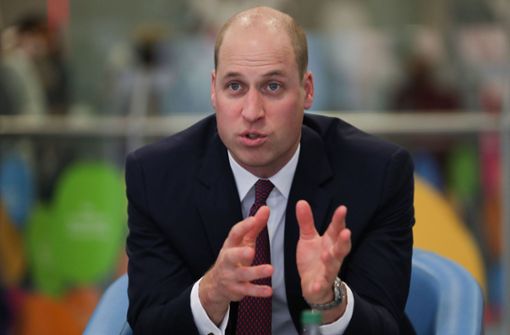Prinz William richtet sich mit einer Videobotschaft an die Briten. Foto: dpa/Daniel Leal-Olivas