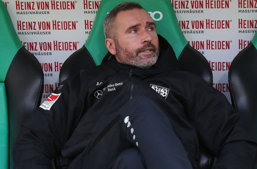 Es ist vorbei: Tim Walter ist als VfB-Trainer gescheitert. Foto: Pressefoto Baumann