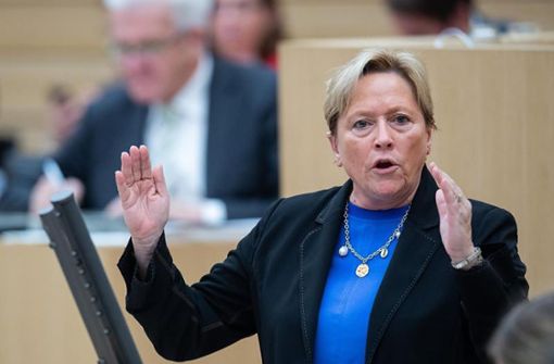 Kultusministerin Susanne Eisenmann ist 2021 Spitzenkandidatin der CDU Foto: Tom Weller/dpa