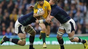 Rugby ist eine harte Sportart – Verletzungen gehören zum Spiel wie das Ei Foto: AP