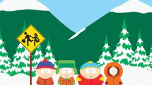 Die „South Park“-Kernmannschaft: Stan, Kyle, Cartman und Kenny (von links) Foto: Comedy Central