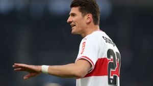 Mario Gomez vom VfB Stuttgart war gegen Hertha BSC der Mann des Spiels. Foto: Bongarts