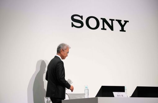 Sony-Chef Kenichiro Yoshida spricht über die Investitionen des Konzerns. Foto: AFP