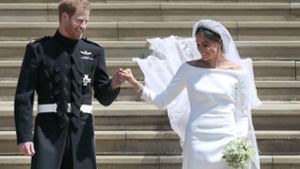 Herzogin Meghans Hochzeitskleid bestach durch zurückhaltende Eleganz. Foto: dpa