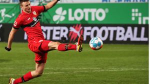Mit letzter Kraft: VfB-Stürmer Sasa Kalajdzic Foto: Baumann
