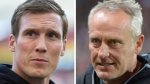 VfB-Coach Hannes Wolf will gegen Christian Streichs Freiburger punkten. Foto: dpa