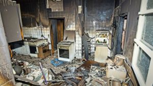 Vier Personen starben bei dem Feuer in einer Markgröninger Sozialunterkunft im August 2017. Das Gebäude wurde schwer beschädigt und ist derzeit unbewohnbar. Foto: dpa