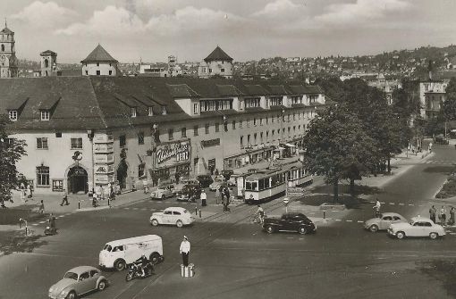 Der Charlottenplatz im Jahr 1954. Foto: Sammlung Wibke Wieczorek
