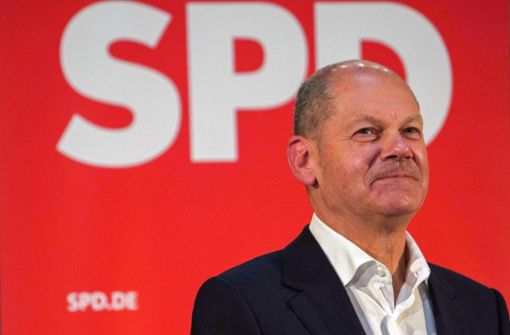 Vier Wochen vor der Bundestagswahl sieht eine weitere Umfrage die SPD mit Kanzlerkandidat Olaf Scholz als stärkste Kraft (Archivbild). Foto: AFP/PATRIK STOLLARZ