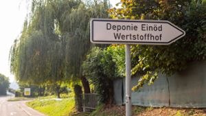 Hier geht es zur Deponie in Hedelfingen – leider finden auch  Einbrecher den Weg. Foto: 7aktuell.de/ Max Kurrer