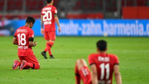 Das war nichts: Bei Bayer Leverkusen lief nicht viel zusammen. Foto: dpa/Marius Becker