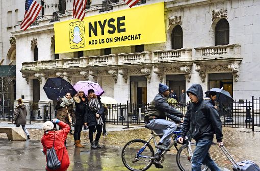 Die New Yorker Börse ist schon bei Snapchat – nun soll es Snap-Aktien auch an der Börse geben. Foto: imago
