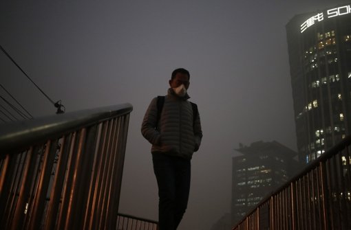 Die Luft in Peking gilt als eine der schlechtesten der Welt. Foto: EPA