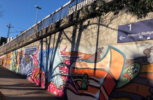 Solche Graffiti werden in Stuttgart und Umgebung bald häufiger zu sehen sein. Foto: Deutsche Bahn