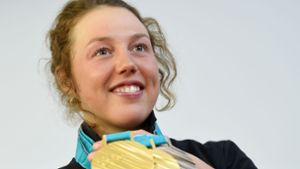 Ex-Biathletin Laura Dahlmeier ist zweifache Olympiasiegerin und hat ein, beziehungsweise zwei neue Karriereziele für sich ausgemacht. Foto: dpa/Angelika Warmuth