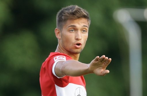 Seine Lieblingsposition ist die Sechs: VfB-Stuttgart-Profi Moritz Leitner. Foto: Pressefoto Baumann