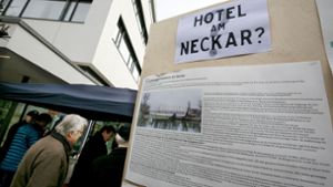 Im Januar und Februar hatte die Bürgerinitiative  gegen die umstrittenen Hotelpläne mobil gemacht. Foto: Horst Rudel