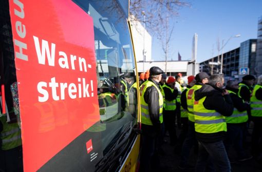 Die Busfahrer haben schon einige Streikerfahrung in den vergangenen Jahren gesammelt. Foto: dpa/Fabian Sommer