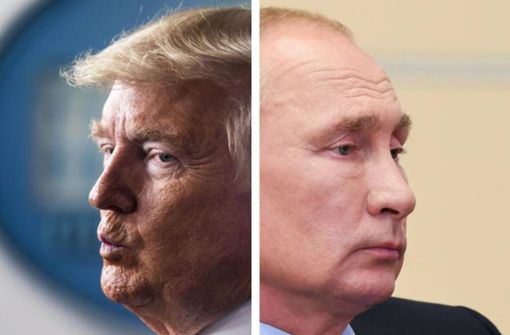 Der Roman „Doppelte Spur“ erzählt zwar eine fiktive Whistleblower-Geschichte, die Spur führt aber trotzdem zu Trump und Putin. Foto: imago/Itar-Tass, Zuma
