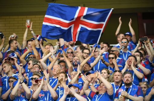 Nahezu jeder Isländer saß beim 1:1 gegen Argentinien bei der WM 2018 vor dem Fernseher. Foto: xinhua