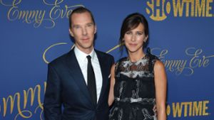 Einstimmung auf die große Emmy-Verleihung: Der britische Schauspieler Benedict Cumberbatch und seine Frau Sophie Hunter waren zu Gast bei einer Pre-Emmy-Party. Foto: AFP