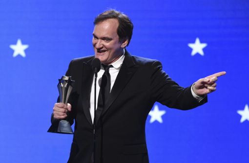 Grund zur Fröhlichkeit: Quentin Tarantino – in unserer Bildergalerie erfahren Sie mehr über  die Preisträger. Foto: dpa/Chris Pizzello