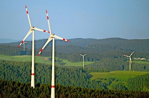Windkraftanlage im Schwarzwald: bei einer Ausschreibung ging das Land leer aus. Foto: dpa