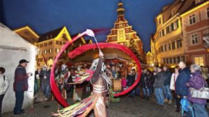 Rund eine Million Besucher kommen in der Vorweihnachtszeit nach Esslingen. Am 24. November soll der Mittelalter- und Weihnachtsmarkt eröffnet werden Foto: Horst Rudel/Archiv