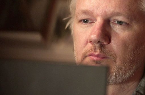 Assange lebt seit 2012 im Exil in der ecuadorianischen Botschaft in London Foto: AP