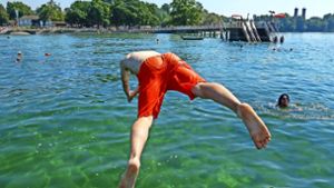 Badespaß pur: Der Bodensee ist ein beliebtes Ausflugsziel. Foto: dpa