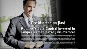 In der Geschichte vom 21. Juni zeigt die Washington Post facettenreich, wie sich der republikanische Präsidentschafts-Kandidat an der Spitze von “Bain Capital” einen Namen als ”Pionier für die Verlagerung von Arbeitsplätzen ins Ausland” gemacht hat. Foto: Spang