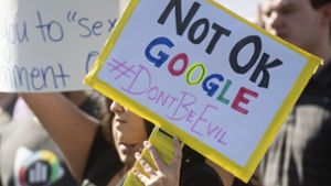 Gegen Google wurde zuletzt massiv protestiert. Foto: FR34727 AP