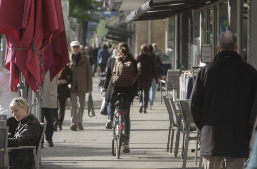 Flanieren statt Blechlawine: Diese Vision für die Wilhelmstraße ist umstritten. Foto: factum/Bach