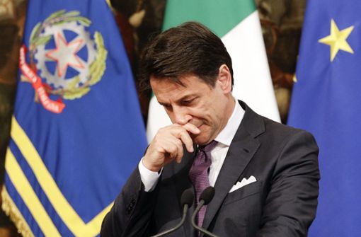 Italiens Regierungschef Giuseppe Conte ist zurückgetreten. Foto: AP