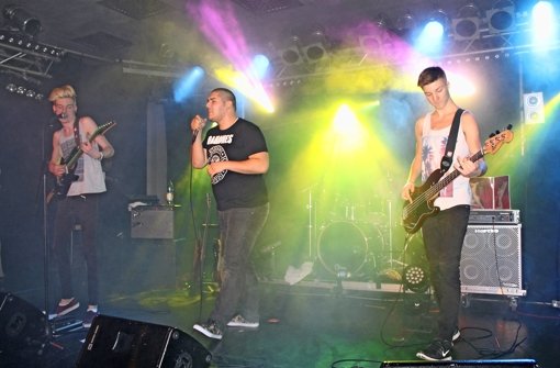 Vier junge Bands sind am Samstag beim Rocktest 2014 im Club Zentral gegeneinander angetreten. Foto: Maria Schmidt