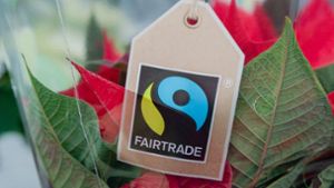 Auch Blumen gibt es mit dem Fairtrade-Siegel. Foto: dpa/Markus Scholz