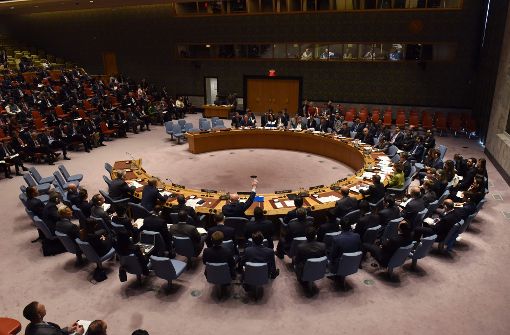 Der UN-Sicherheitsrat bei einer früheren Abstimmung zu Chemiewaffen-Untersuchung in Syrien (Archiv). Foto:  