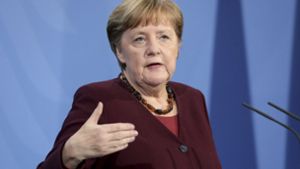 Angela Merkel macht der Bevölkerung vor dem Bund-Länder-Treffen am Montag keine großen Hoffnungen. Foto: dpa/Michael Sohn