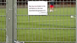 Hier darf nicht Fußball gespielt werden. Foto: /Pressefoto Rudel/Herbert Rudel