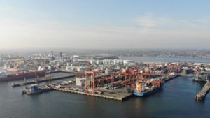 Der Hafen in Dublin: Die ökonomischen Folgen eines Brexits für Irland sind herb Foto: picture alliance/dpa