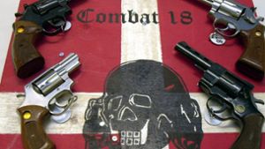 „Combat 18“ ist ein gewaltbereites rechtsextremes Netzwerk. Foto: Horst Pfeiffer/dpa