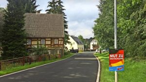 Im sächsischen Dorfchemnitz haben 47,4 Prozent der Wähler die AfD gewählt. Foto: Dunte