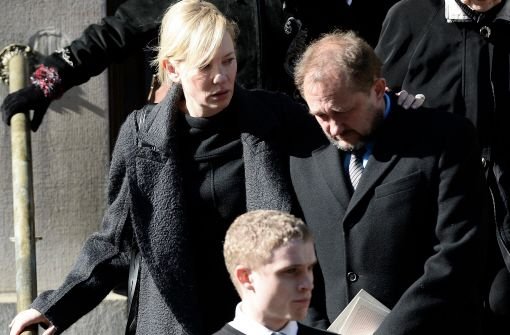 Großes Staraufgebot bei der Beerdigung von Schauspieler Philip Seymour Hoffman in New York: Schauspielerin Cate Blanchett ... Foto: dpa