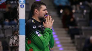 Auch Torwart Ivan Pesic kann die Niederlage nicht verhindern. Foto: Pressefoto Baumann/Alexander Keppler